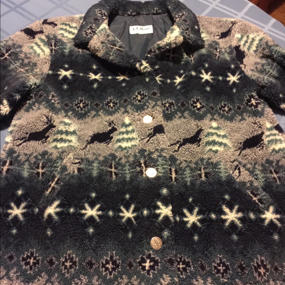 LL Bean lined coat
